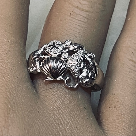 ⚓️Gorgeous 925 Sterling Silver Ross & Simons “Ocean” Ring! - Picture 7 of 16